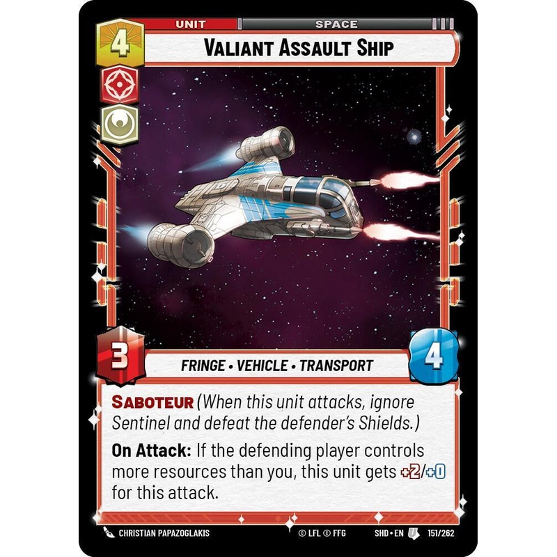 SWU - Valiant Assault Ship (151/262)