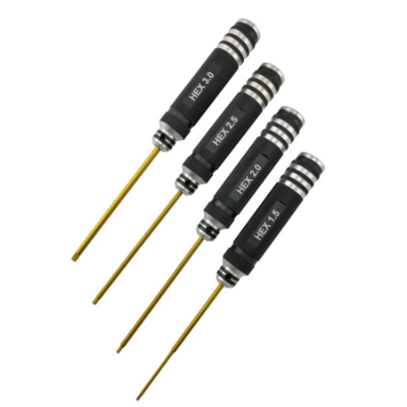 Details - Classic Allen Wrench Set  Black  4pcs
