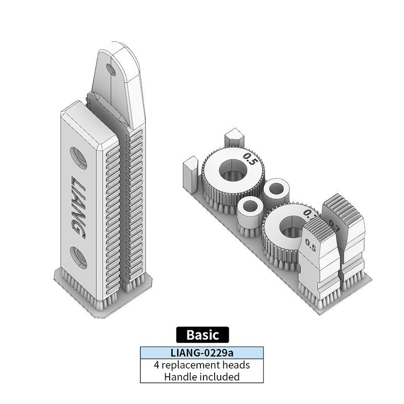 LIANG - Tools for Zimmerit Coat - Basic (1/35 - 1/48 - 1/72)