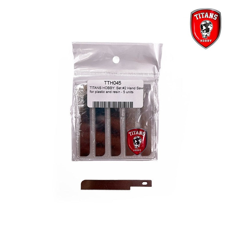 Titans - Set #2 Hand Saw for Plastic & Resin - 5 units