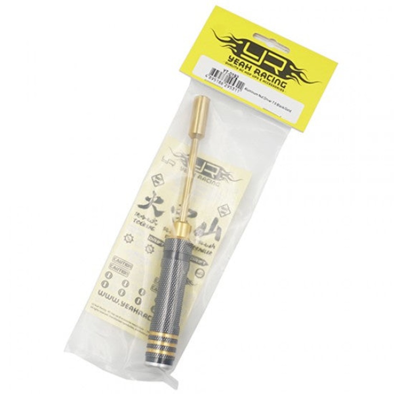 Yeah Racing - Aluminium Nut Driver 7.0mm Black/Gold