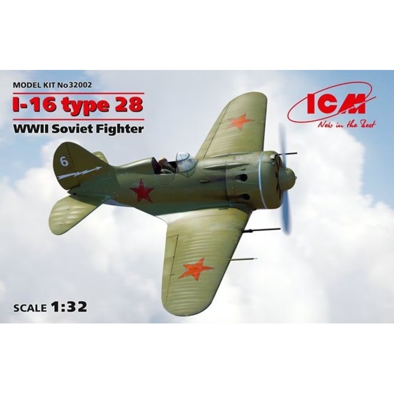 ICM - 1/32 I-16 Type 28 WWII Soviet Fighter