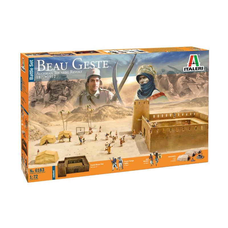 Italeri - 1/72 Beau Geste Algerian Touareg Revolt 1877-1912 Set