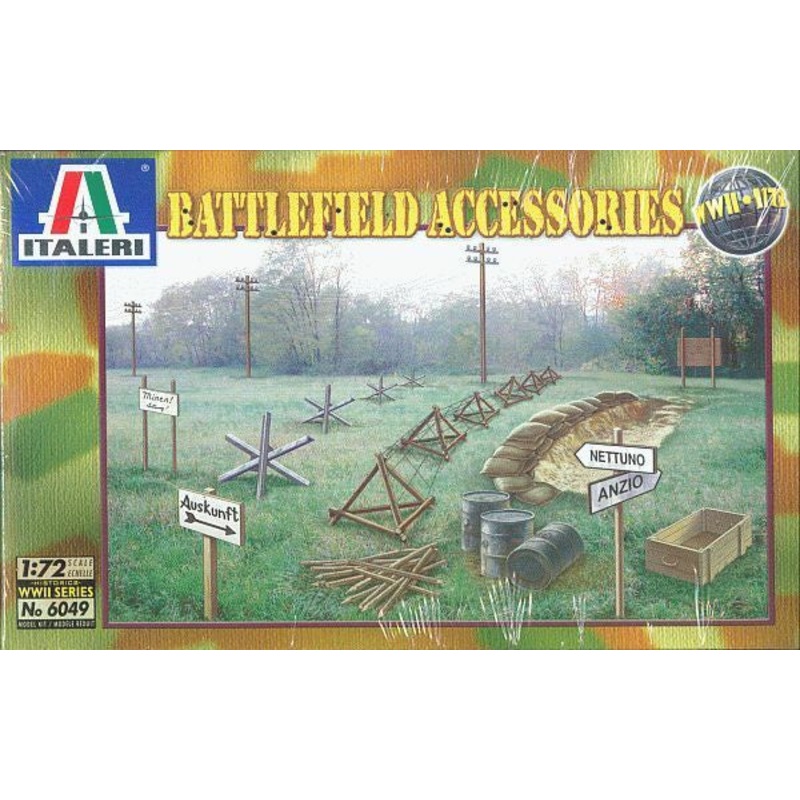 Italeri - 1/72 WWII Battlefield Accessories