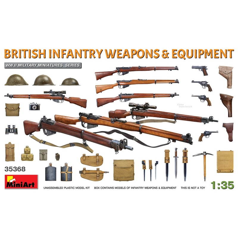Miniart - 1/35 British Infantry Weapons & Equipment