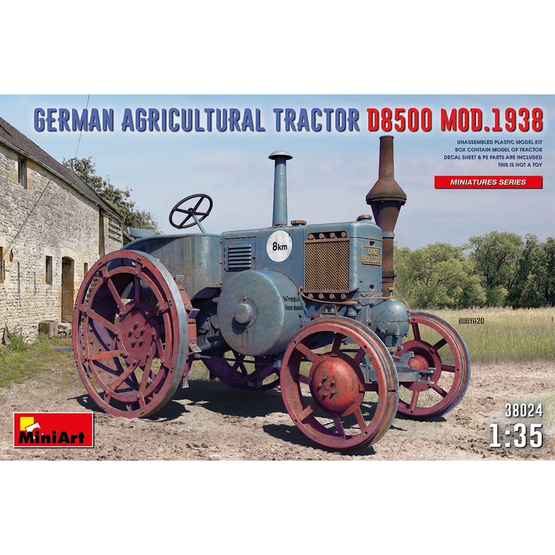 Miniart - 1/35 German Agricultural Tractor D8500 Mod. 1938