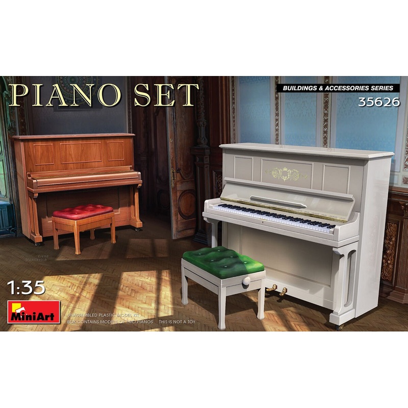 Miniart - 1/35 Piano Set