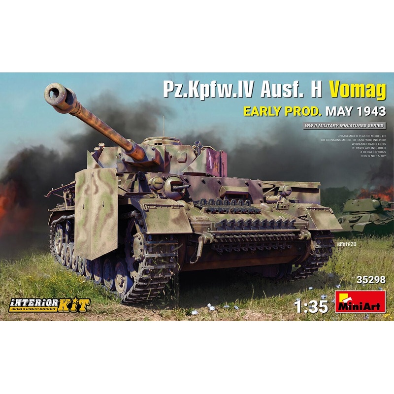 Miniart - 1/35 Pz.Kpfw.IV Ausf. H Vomag. EARLY PROD. MAY 1943. INTERIOR KIT