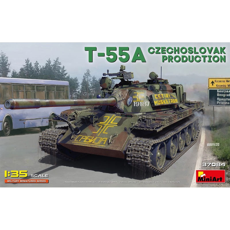 Miniart - 1/35 T-55a Czechoslovak Production