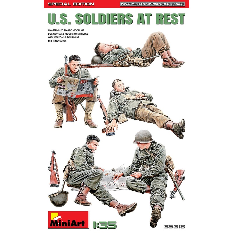 Miniart - 1/35 US Soldiers At Rest (Special Edition)