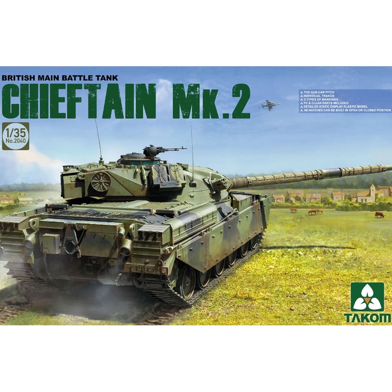 Takom - 1/35 British Main Battle Tank Chieftain Mk.2