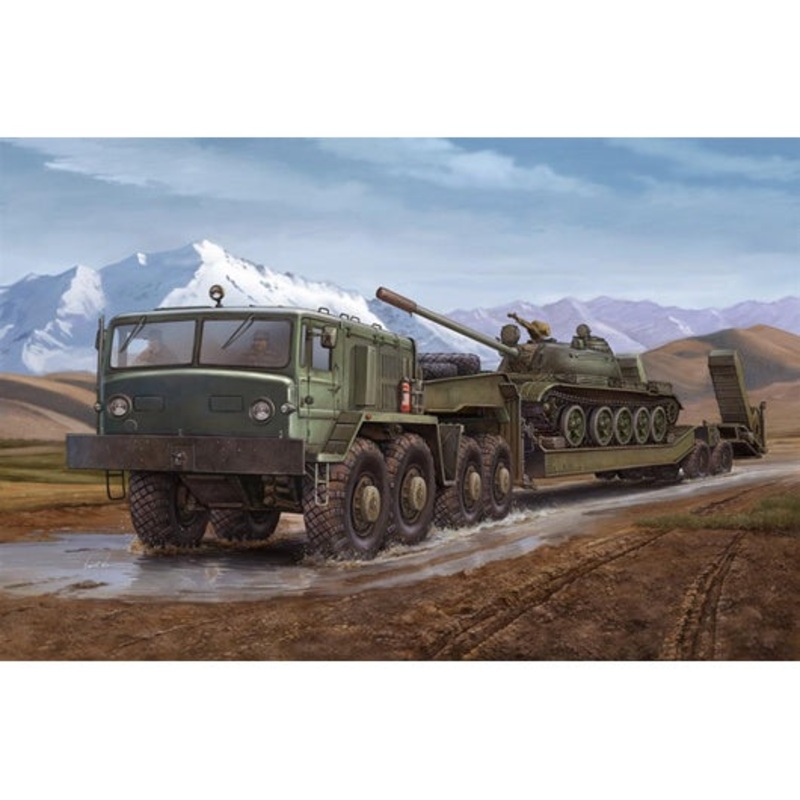Trumpeter - 1/35 MAZ-537G w/MAZ/ChMZAP-5247G trailer (Tank Transport)