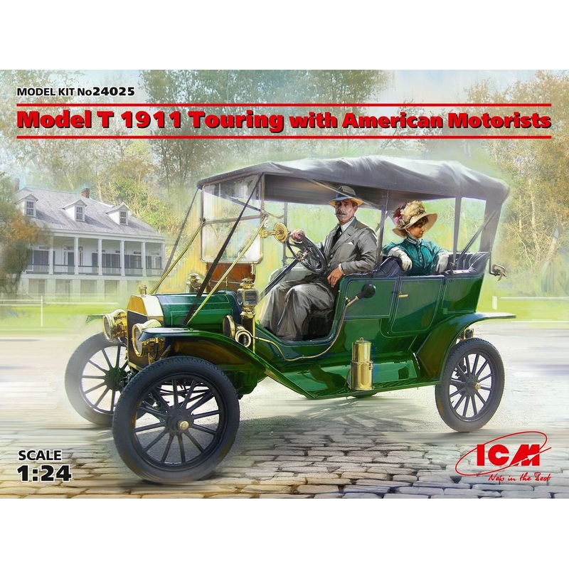 ICM - 1/24 Model T 1911 Touring w/ American Motorists