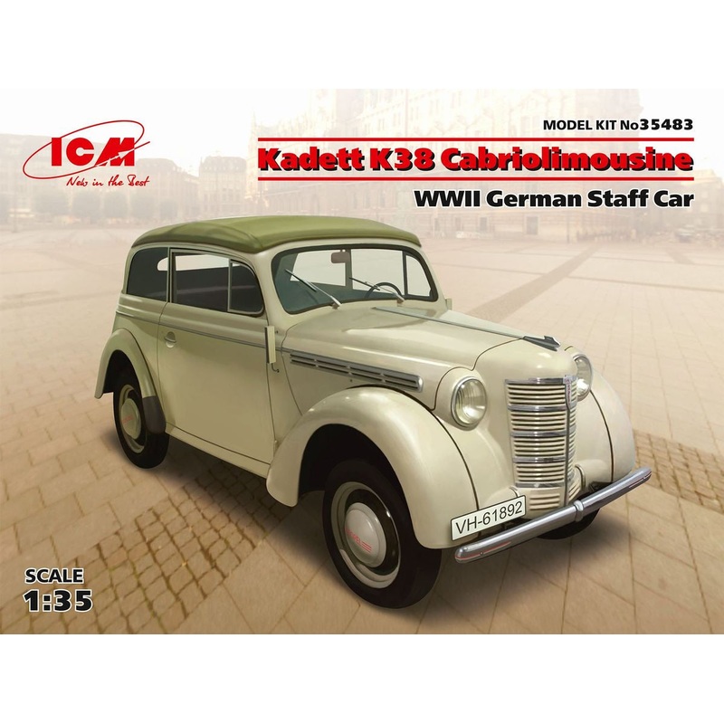 ICM - 1/35 Kadett K38 Cabriogerman Staff Car