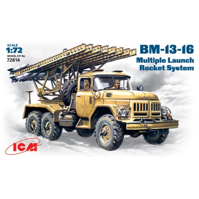 ICM - 1/72 Zil-131 Bm-13-16 Soviet Rocket Volley System