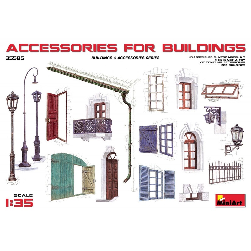 Miniart - 1/35 Accessories For Buildings