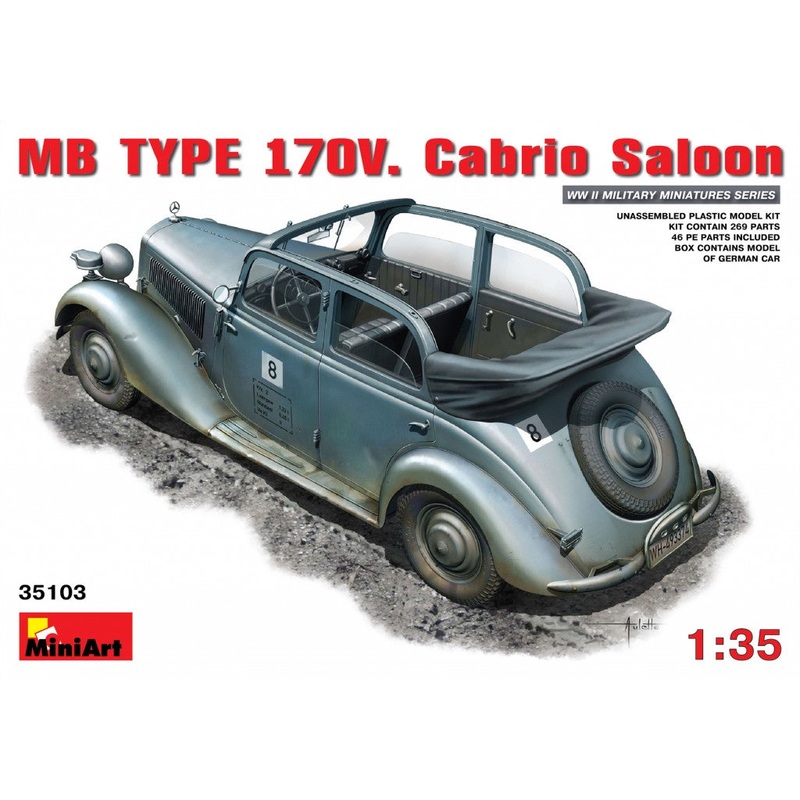 Miniart - 1/35 Mb Type 170v Cabriole Saloon