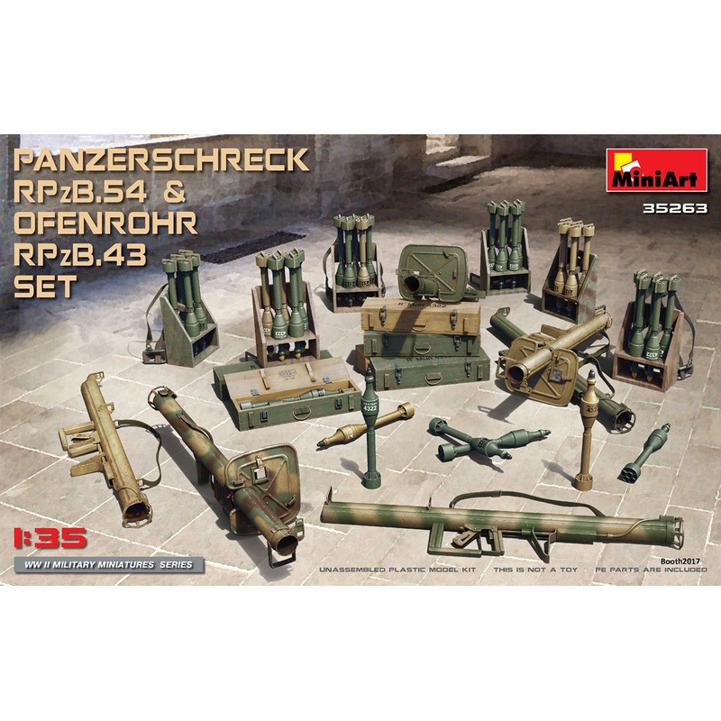 Miniart - 1/35 Panzerschreck RPZB 54 & Ofenrohr RPZB 43