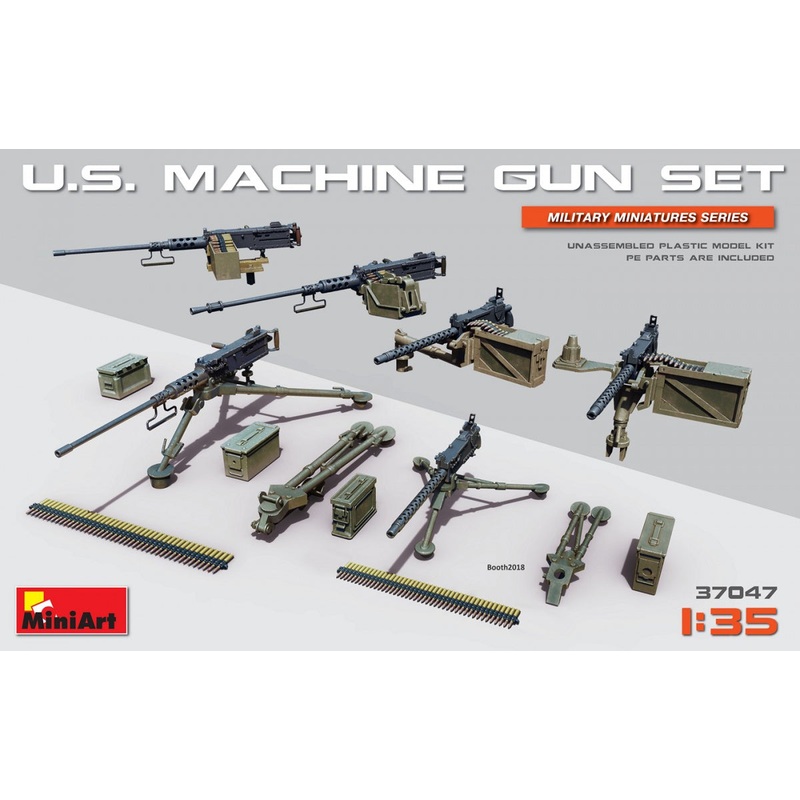 Miniart - 1/35 US Machine Gun Set