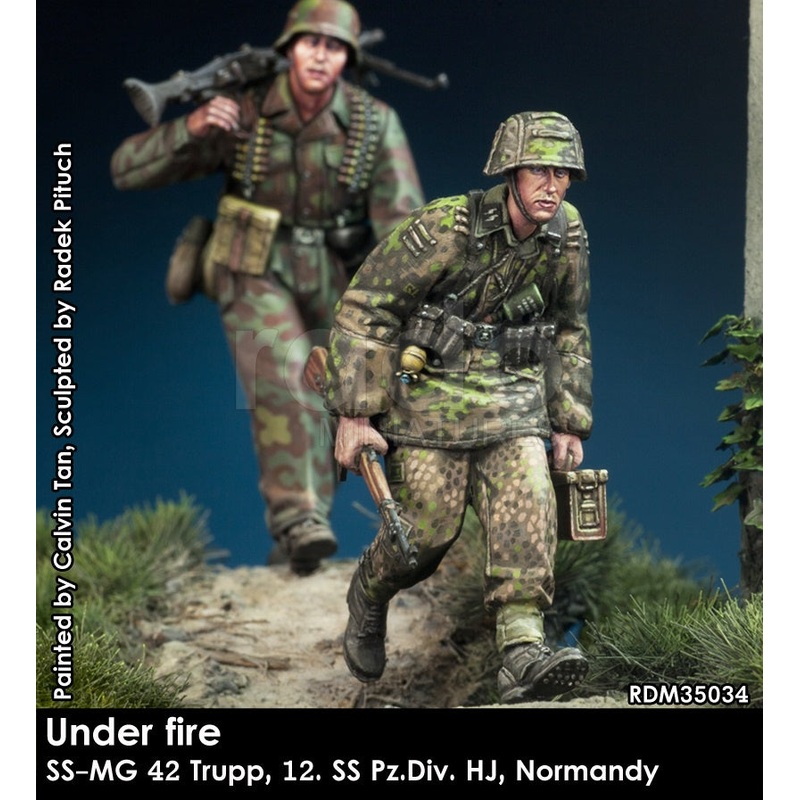 Rado - 1/35 (RDM35034) SS-MG 42 Team 12 SS-PzDiv HJ Normandy 1944