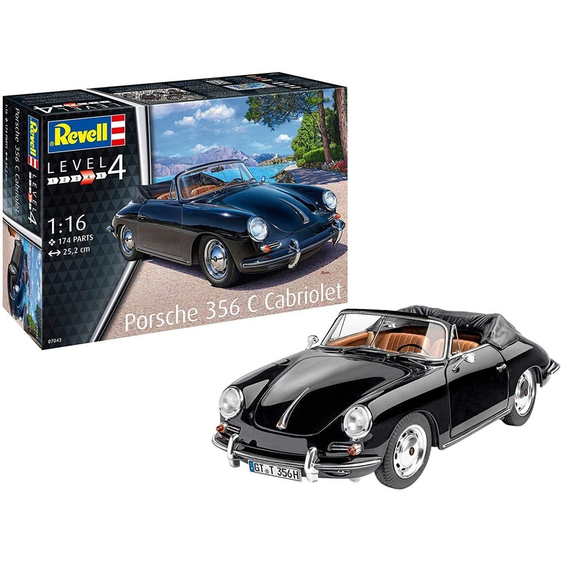 Revell - 1/16 Porsche 356C Cabriolet
