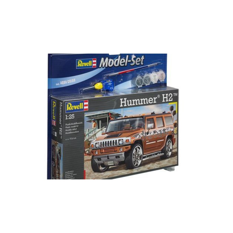 Revell - 1/25 Hummer H2 (Model Set Incl. Paint)