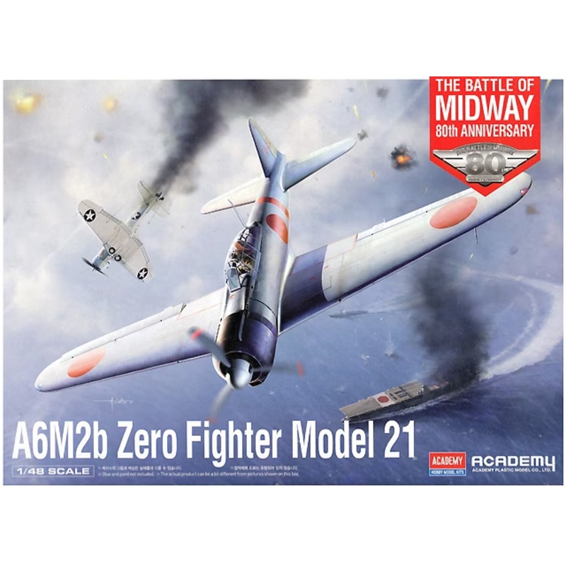 Academy - 1/48 A6M2b Zero Fighter Model 21