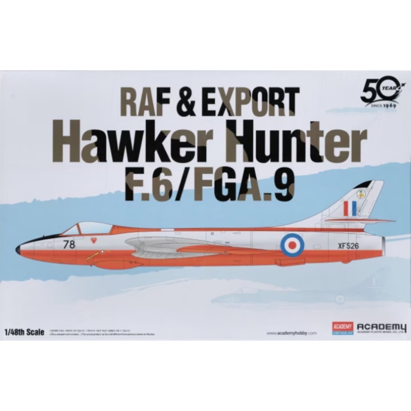 Academy - 1/48 Hawker Hunter F.6/FgA.9