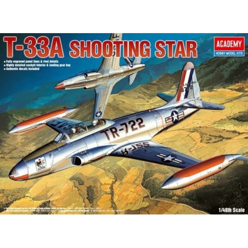 Academy - 1/48 T-33A Shooting Star