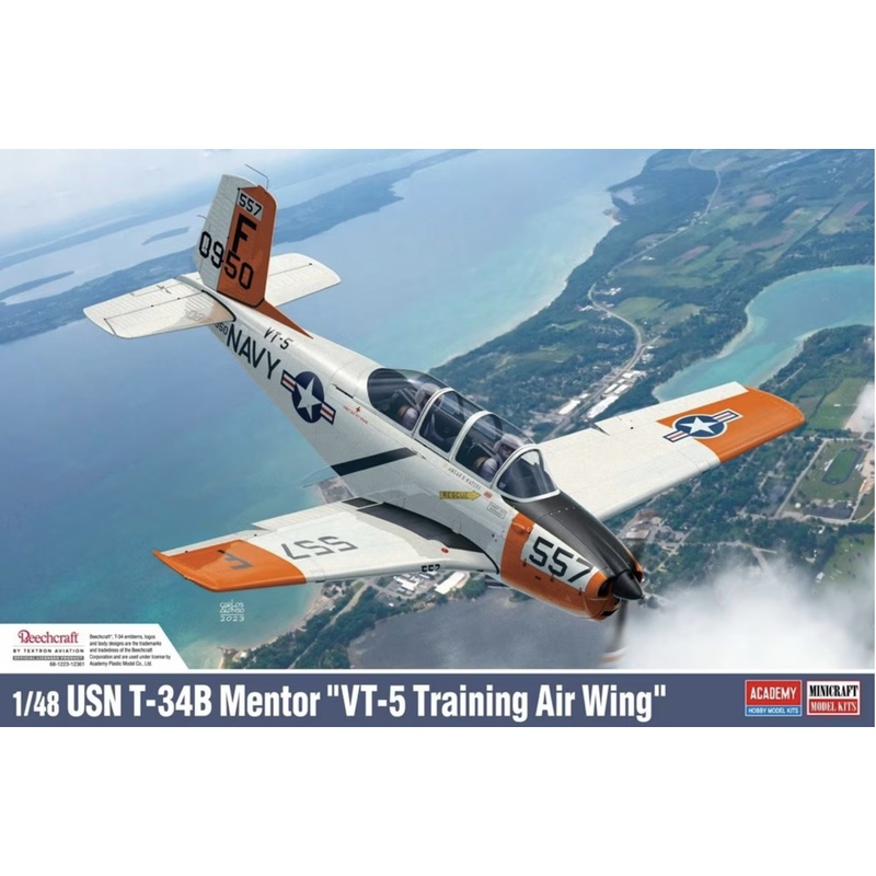 Academy - 1/48 T-34B Mentor VT-5 Training Wing