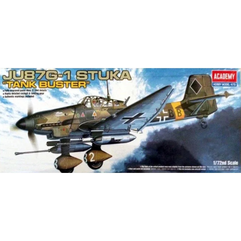 Academy - 1/72 JU-87G Stuka "Tank Buster"