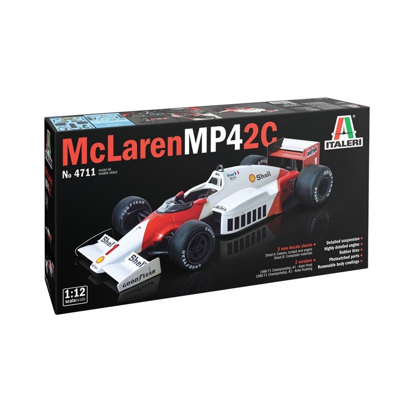 Italeri - 1/12 McLaren MP4/2C Prost/Rosberg w/ Photo-Etched Parts