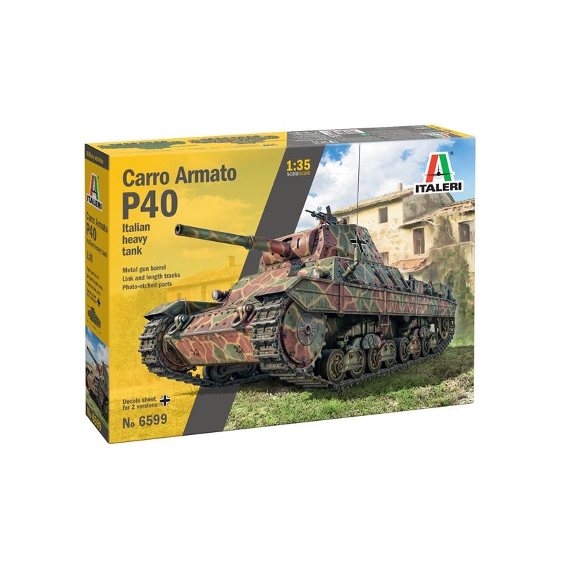 Italeri - 1/35 Carro Armato P.40 - Italian Heavy Tank