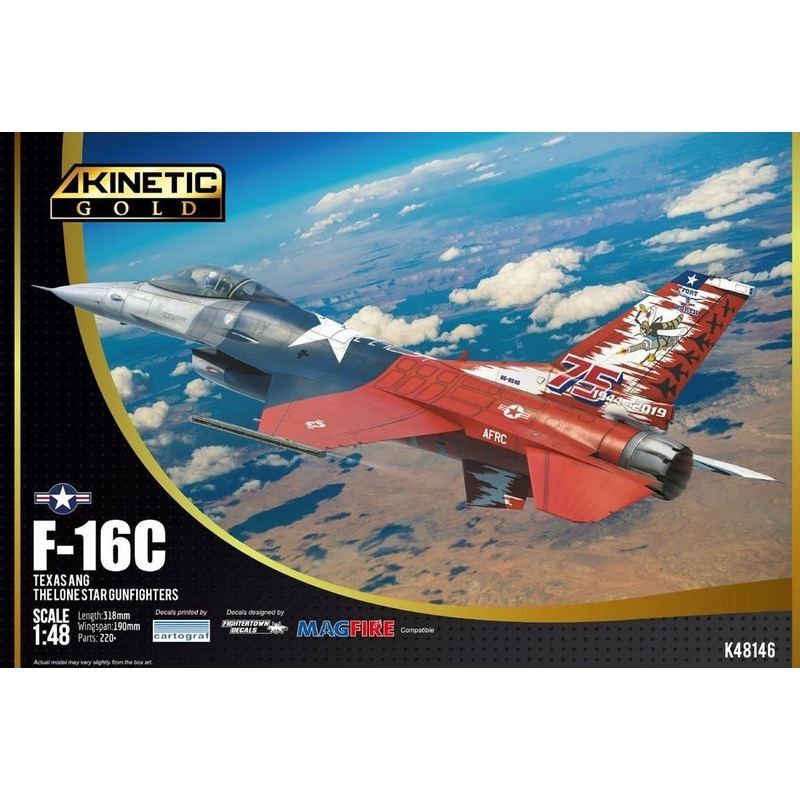 Kinetic - 1/48 F-16C Texas ANG (IPMS 2023)