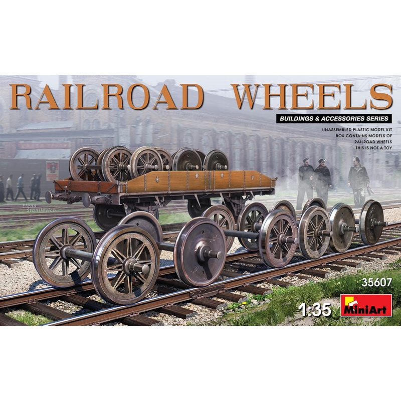 Miniart - 1/35 Railroad Wheels