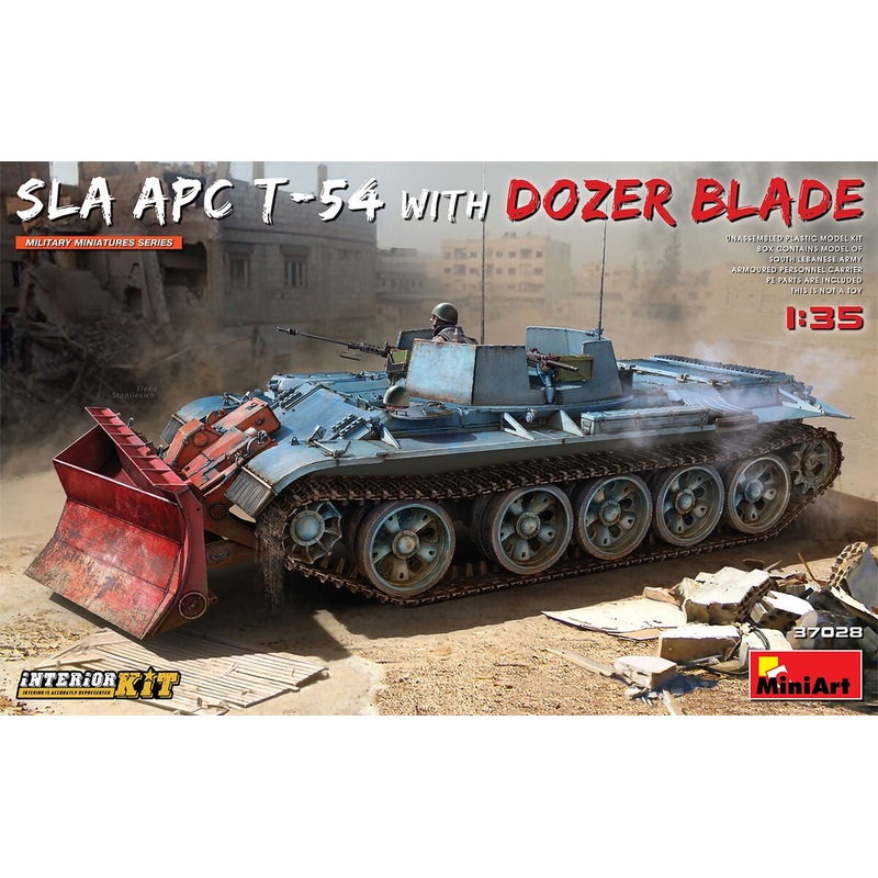 Miniart - 1/35 SLA Heavy APC T-54 w/ Dozer Blade & Interior Kit