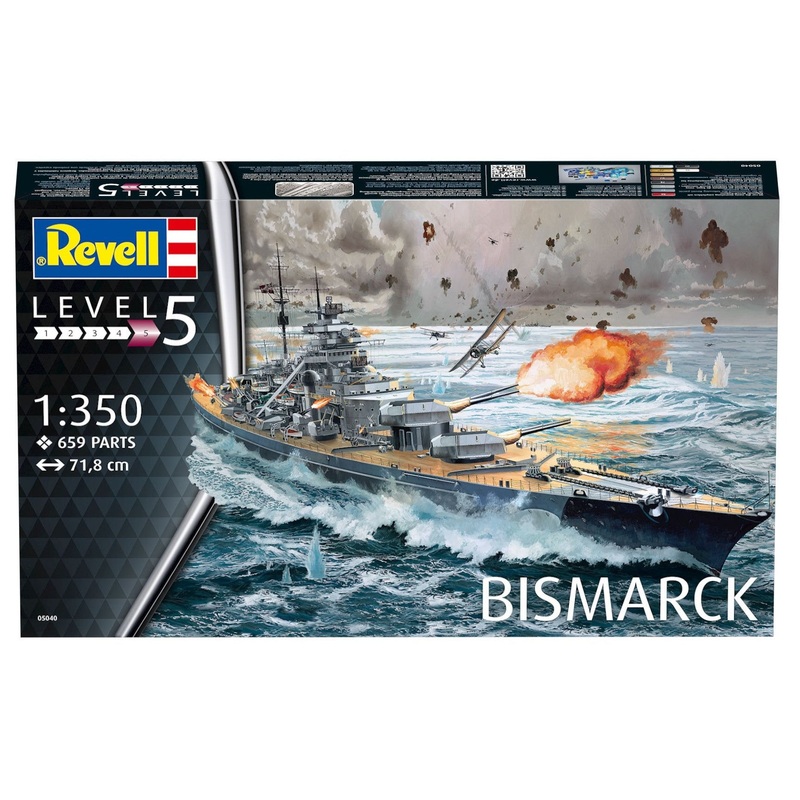 Revell - 1/350 German Battleship Bismarck