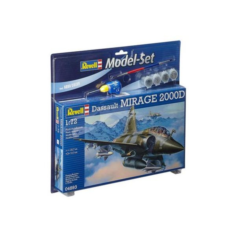 Revell - 1/72 Mirage 2000D (Model set Incl.Paint)