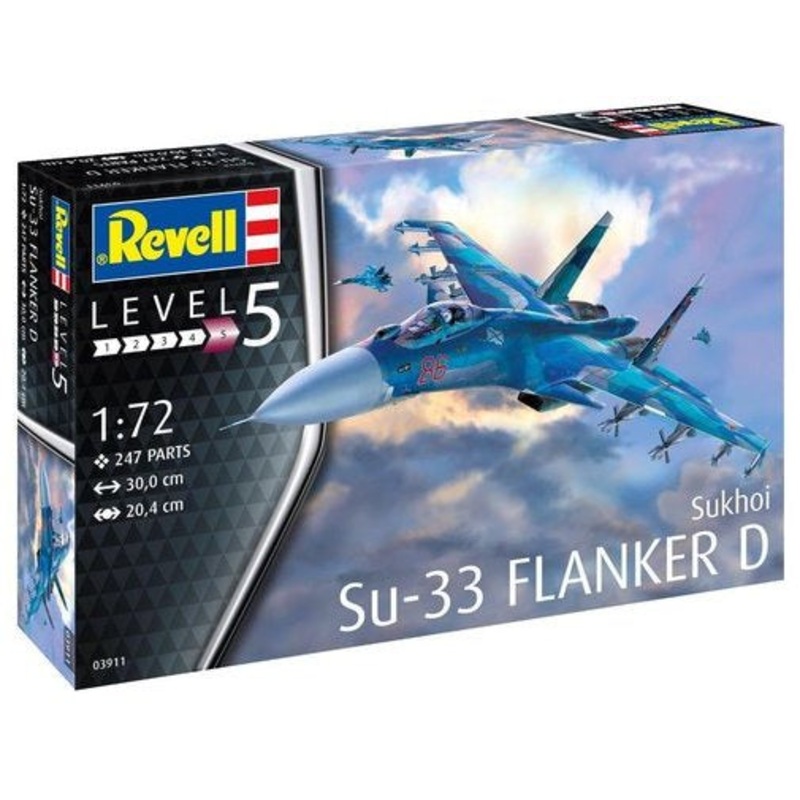 Revell - 1/72 Sukhoi SU-33 Navy Flanker