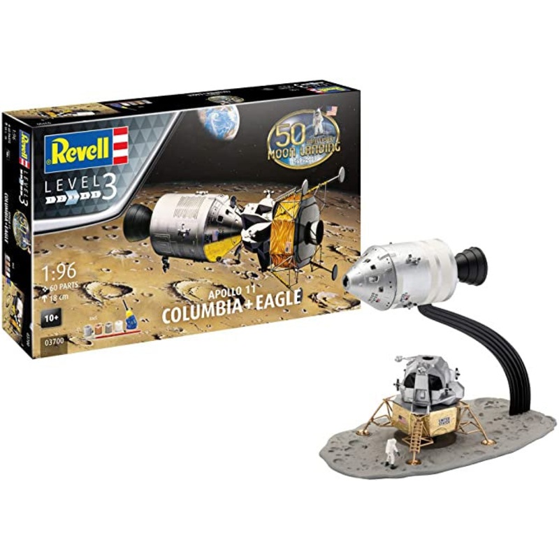 Revell - 1/96 Apollo 11 Columbia + Eagle (50 Years Moon Landing)