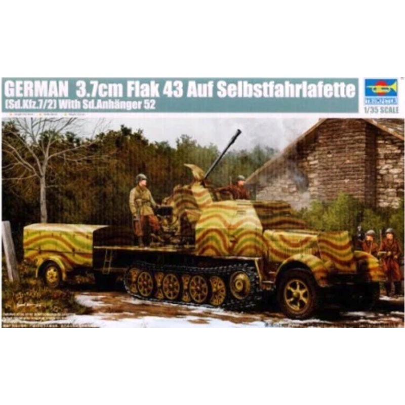 Trumpeter - 1/35 German 3.7cm Flak 43 Ausf Selbstfahrlafette