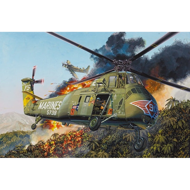 Trumpeter - 1/48 H-34 US MARINES