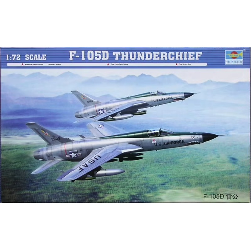Trumpeter - 1/72 F-105D "Thunderchief"