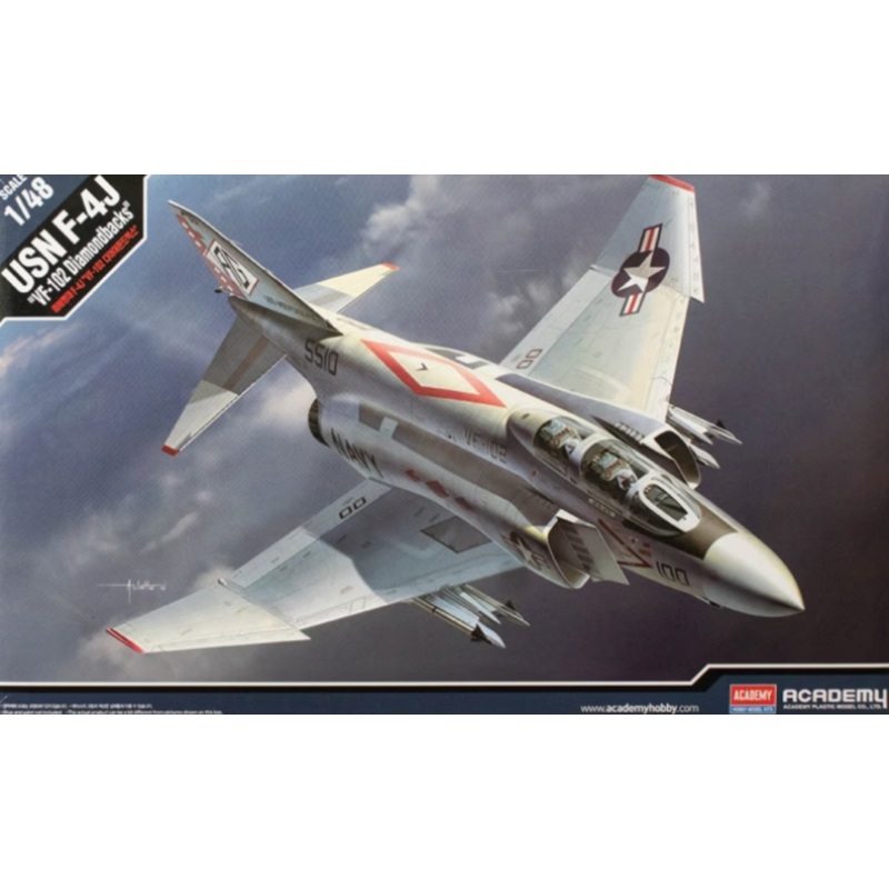 Academy - 1/48 USN F-4J "VF-102 Diamondbacks"