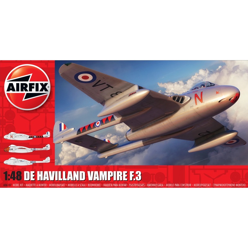 Airfix - 1/48 De Havilland Vampire F.3