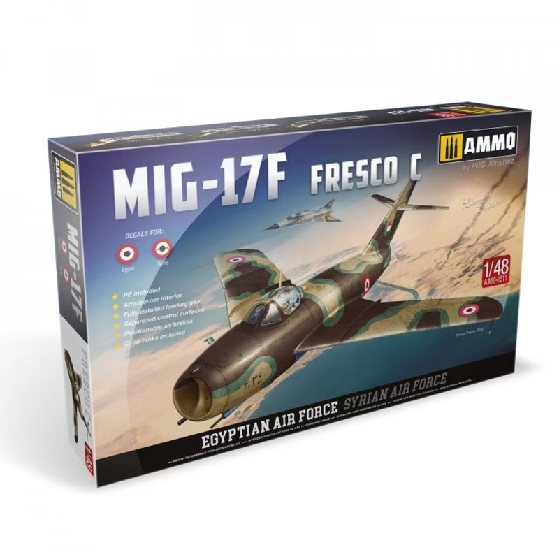 AMMO - 1/48 MIG-17F Egypt - Syria