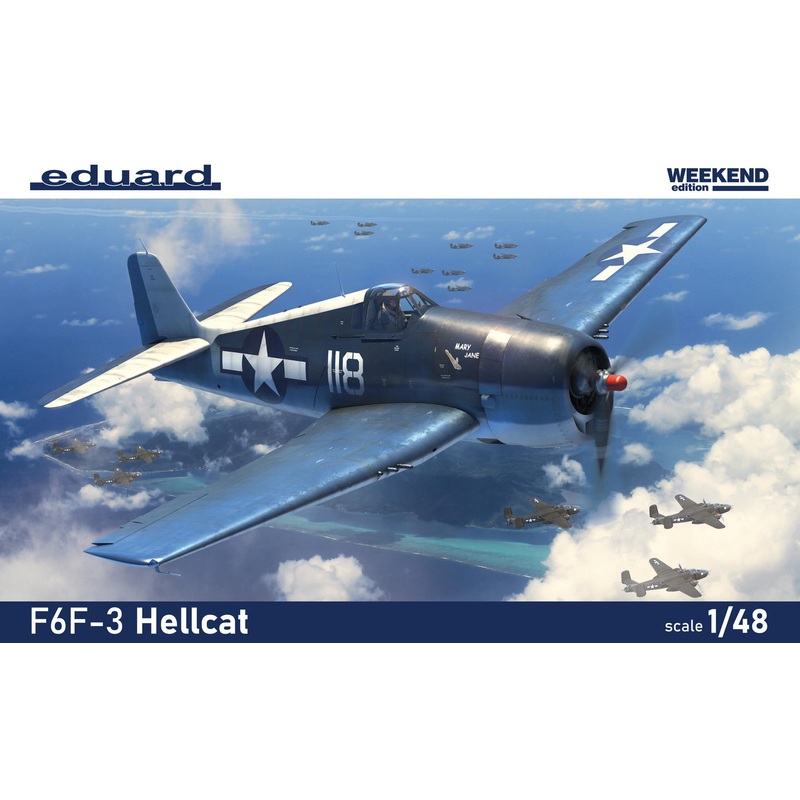 Eduard - 1/48 F6F-3 Hellcat (Weekend Edition) 84194
