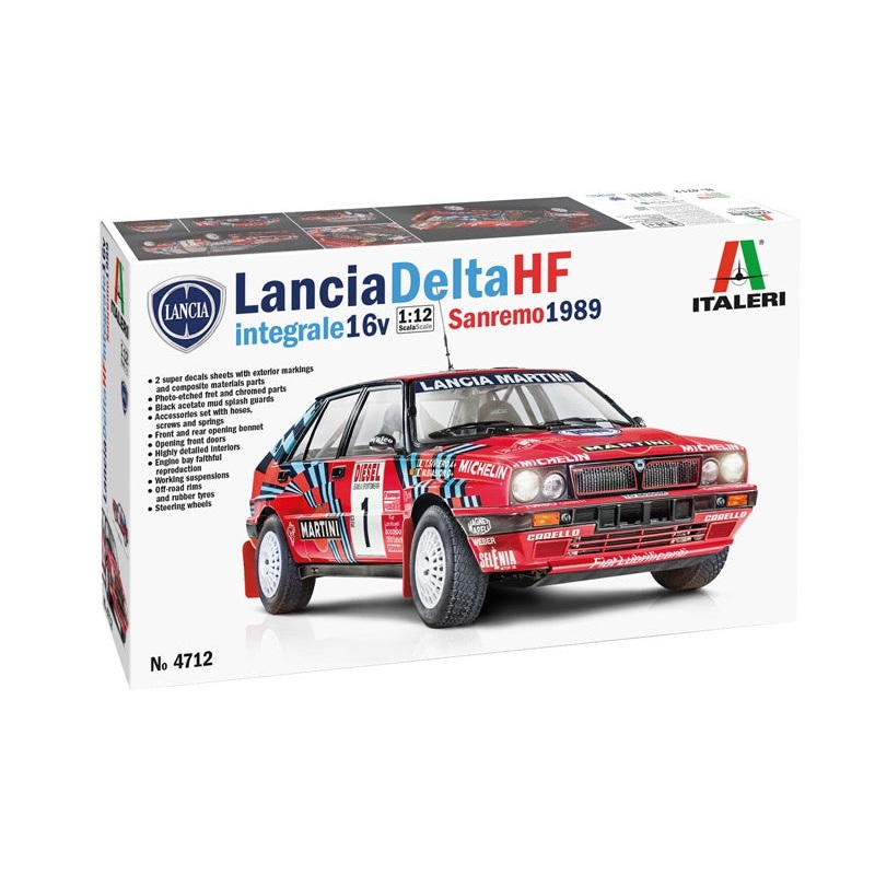 Italeri - 1/12 Lancia Delta HF 16V Integrale "Sanremo 1989"