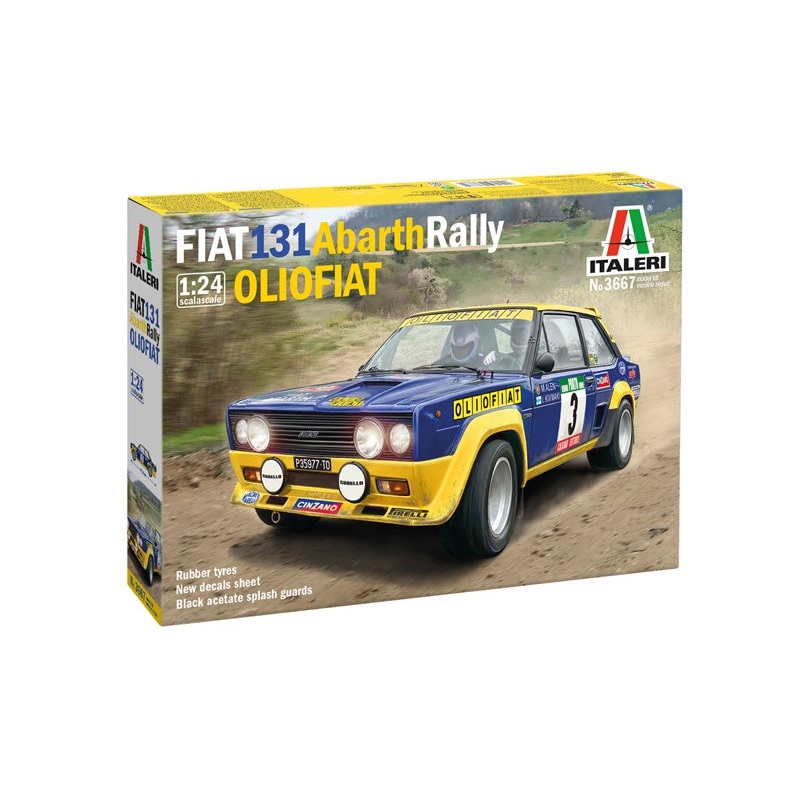 Italeri - 1/24 Fiat 131 Abarth Rally Olio Fiat