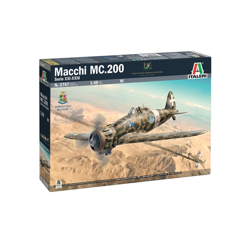 Italeri - 1/48 Macchi MC.200 "Saetta" Series XXI-XXIII